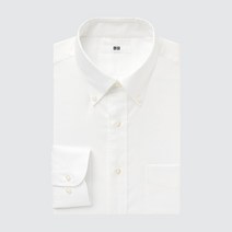 유니클로 파인 크로스 옥스포드 셔츠(버튼다운카라긴팔) 456576 E456576-000