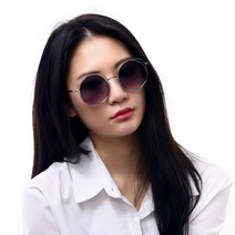 페니레인 여성추천 BELLA C2 블랙렌즈 동글이 선글라스