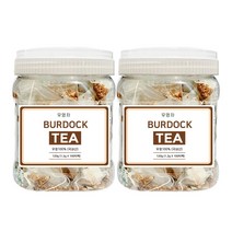 좋은아침 국산100% 우엉차 100티백 1.2g, 120g, 2통