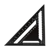 스피드스퀘어 목공 각도기 삼각자 측정자 측정 도구에 대 한 7/12inch 속도 광장 미터 알루미늄 합금 삼각, 03 7inch