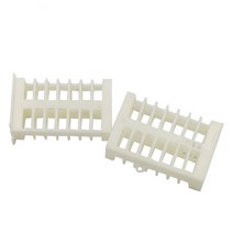 플라스틱 꿀벌 여왕 케이지 흰색 안전 다기능 스트레치 허치 도구 양봉 용품 여왕벌 10 개