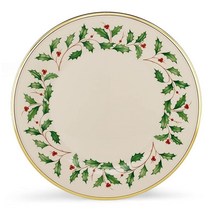 Lenox 홀리데이 산타 소금 & 후추 병 세트 0.53 레드 & 그린, Dinner Plates, Set of 6