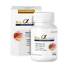시그니처바이 복합 췌장효소 보조제 디에이 Da 알파 60g, 단품, 단품