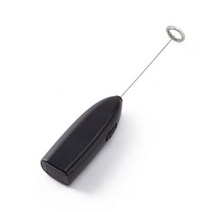 소형믹서기 미니 휴대용 업소용 휘핑기 계란 1pc 전기 비터 우유 거품기 자동 우유 거품 커피 match hot chocolate whis mini drink mixer, 검은 색