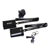 아트박스/바이모스 바이모스 벨크로 3단 미니지갑 - 블랙/화이트