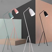 구비 그래스호퍼 스탠드 조명 거실 인테리어, 핑크- 리모콘