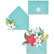 Sizzix Sizzx Thinlits 다이 세트 13PK Lisa Jones 축제 봉투 | 665946 | 2022년 3장 멀티컬러