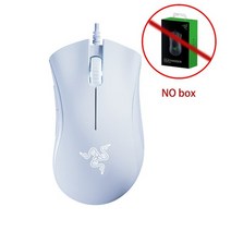 스타크래프트마우스 서든어택 버티컬 손목보호 Razer DeathAdder 에센셜 유선 게임용 마우스 6400 DPI 인체공학적 크로마 조명 최적화 220 IPS 마우스 55, 협동사, 소매 패키지 없음