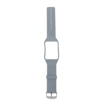 Samsung Galaxy Gears SM-R750 스마트 시계 용 실리콘 손목 밴드 스트랩 교체, 회색