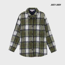 [쥬시쥬디] J알파카체크셔츠형자켓 JVJK726A