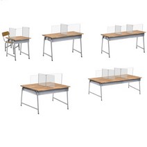 안전한 안티 비말 칸막이 1분조립 안티비말 식당 학원 교실 학교 아크릴 가림막 군밤이네, (부품) 홈앞가림막 아크릴판 받침미포함 라1