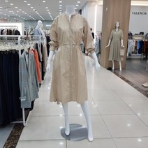 더아이잗 (바이울)스트라이프 플레어 원피스(WJ2P0OP04510)