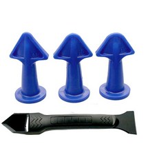 실리콘 코킹 피니셔 주걱 마감 도구 바닥 세트 청소 타일 먼지 도구 접착제 삽 가정용, 04 Blue Suit