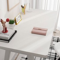 양면 방수 가죽 한샘 홀리라이트 책상보호덮개 데스크매트, 핑크/블루