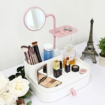 주얼리 화장품정리대 거울 화장품보관함 다목적정리함 보관 미용뷰티 화장대 수납함 메이크업정리 아르데코 화장품정리함 다목적보관함 W5F0E89 수납/정리용품 재질:외 5가지 옵션, 블루, 본상품선택