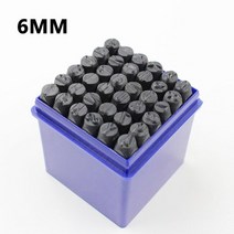 홈공방 금속펀치 가죽공예 보석공예 스탬핑 알파벳 번호 펀처 스틸 다이 36pcs 편지 번호 쥬얼리 세트 벨트 가죽 공예 3-6mm, 6mm-36pcs