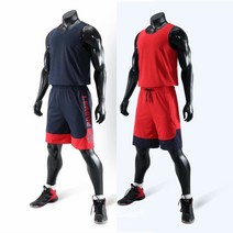 농구 저지 유니폼 기능성 민소매 나시 NBA 조던 커리 농구복 양면 세트 반전 남성