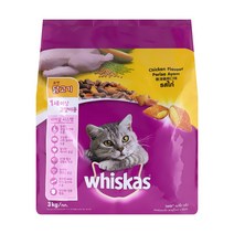 위스카스 포캣 3kg 고양이사료, 닭고기
