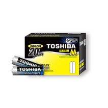 도시바 알카라인 건전지 AA 20개입, 단품