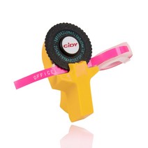 날인기 유통기한 마킹기 휴대용 라벨 프린터 미니 수동 메이커 DIY 3D 엠보싱 라이터 타자기 플라스틱 테이, 07 7