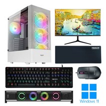 포유컴퓨터 모니터 풀세트 게이밍 조립 컴퓨터 PC 본체 최신 고사양 윈도우 롤 배그, 08번_에디션, 06. 선택없음