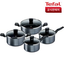 테팔 홈쿡 인덕션 냄비 4종(편수16+18+양수20+24), 단품