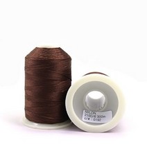 신광상사 나일론 실 30Colors 210D/3 210D/6 가죽실 가방실 소파실 의류 스티치실 스테치, 0192 브라운