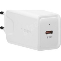Spigen SteadiBoost 27W 빠른 충전기 USB-C PD 3.0 전원 공급 장치 iPhone 어댑터 F210 - 000 CA26477