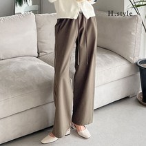 에이치스타일 CN 로드팬츠 가을 밴딩 통바지