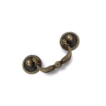 해마 엔틱 가구 장롱 서랍 문 고리 손잡이 2구/64mm