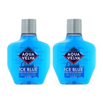 아쿠아 벨바 애프터 쉐이브 103ml 2팩 아이스 블루 Aqua Velva Mens After Shave Soothes Cools, 2개