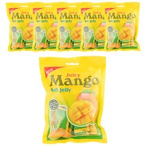 쥬시 망고젤리, 100g, 6개
