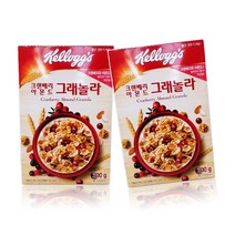 농심 켈로그 크랜베리 아몬드 그래놀라 300g 시리얼 간식, 1개입