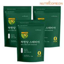 착한당 스테비아 천연감미료 건강한 천연당 오라뷰 뉴트리커먼 400g 에리스리톨 설탕 대신, 3개