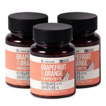 비디컬 지중해산 자몽 오렌지 복합추출물 캡슐, 3통(12주분)