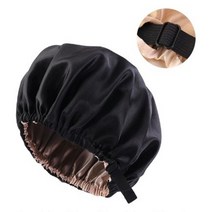 헤어캡 실크 샤워 캡 모자 방수 머리 길이 조절 끈, 헤어캡057220CM