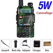 생활용 무전기 Baofeng UV 5R 워키 토키 VHF UHF 듀얼 밴드 장거리 스캐너 햄 UV5R 20km, 5W Cam with box+호주 표준