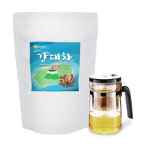 제주 감태차 100티백+ 티포트 500ml 세트 감태차티백 감태추출물