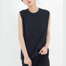 여자 헬스 운동복 이너 민소매 나시 티 심플 여성민소매 나시티 모던 캐주얼 캐쥬얼