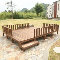 방부목 야외 조립식 평상 옥상 정원 마당 베란다 테라스 농막 펜션 DIY 만들기, 100x30x9cm