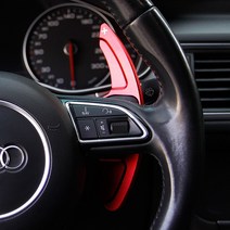 아우디 A6 C7 패들쉬프트 기어 연장킷 튜닝 몰딩, 실버