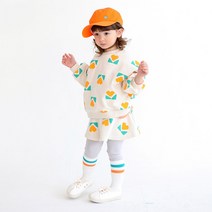 메르시보꾸 아동용 하트튤립치렝셋 치마레깅스 세트 SS21A18
