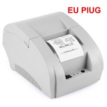 송장프린터 라벨출력기 페이지라벨기Zjiang POS 열전사 프린터 미니 58mm USB 영수증 레스토랑 슈퍼마켓 상, 02 5890K White EU Plug