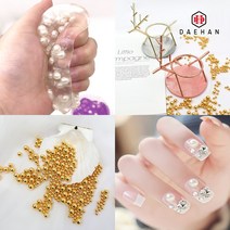 진주알 구슬 비즈 슬라임 공예 재료 촬영 장식 소품, 화이트 20mm 진주 1개