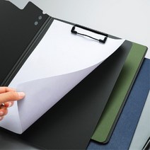 멀티 덮개 클립보드 A4 A5 가로 세로 레포트 화일 결재판 서류 보관 보고서, 가로형, 그린