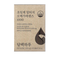 담백하루 KD 파마 고함량 알티지 오메가3 EPA DHA 보충제 저온 초임계 오메가 쓰리 스리 3리 혈행 혈액순환 중성지방 보조제 30대 40대 50대 60대 70대 여성 여자 남성 남자 추천