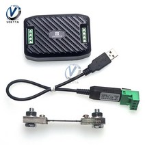 유속계 PZEM-017 DC 0-300V 전류계 RS485 직렬 통신 모듈 전압 전력 에너지 미터 전기 와트, 02 100A Shunt