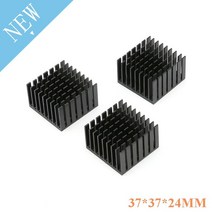 Cooler 방열판 고품질 트랜지스터 라디에이터 쿨러 냉각 알루미늄 LED 전력 IC 모듈 PBC 37X37X24mm 5 개, [01] 1pcs, 02 5개