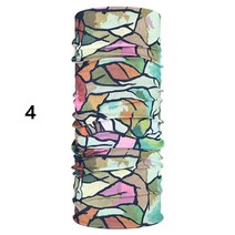 다기능 uv 보호 매직 스카프 넥 워머 튜브 야외 낚시 하이킹 사이클링 페이스 헤드 랩, 4