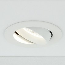 메리트조명 LED 에코 초이스 3인치 8W COB 일체형 각도조절 플리커프리 다운라이트 매입등